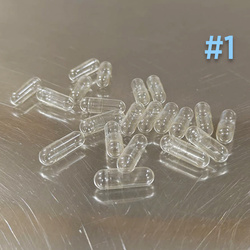 Empty gelatin capsules size 1 1000pc